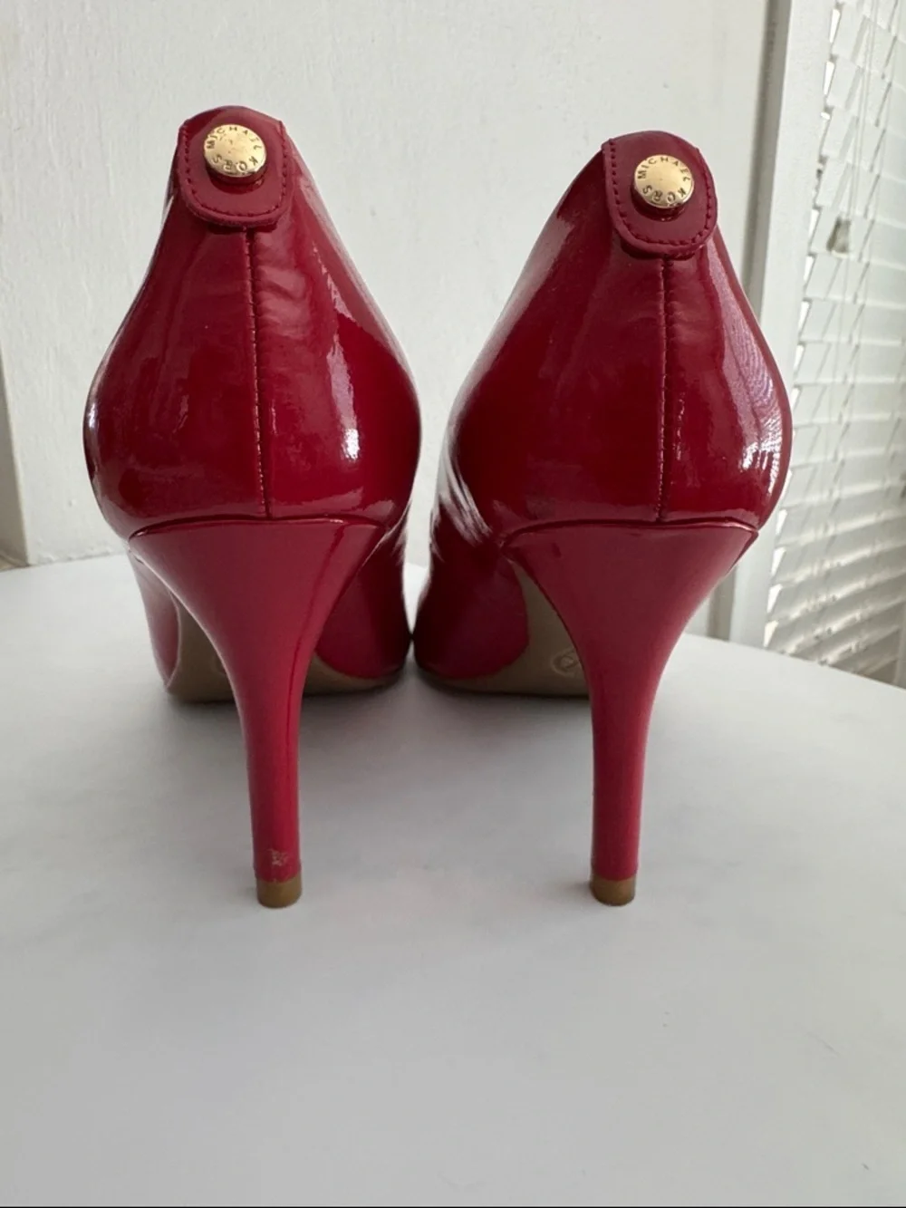 Michael Kors Red Stiletto Heels Pumps